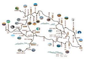 大西北地图