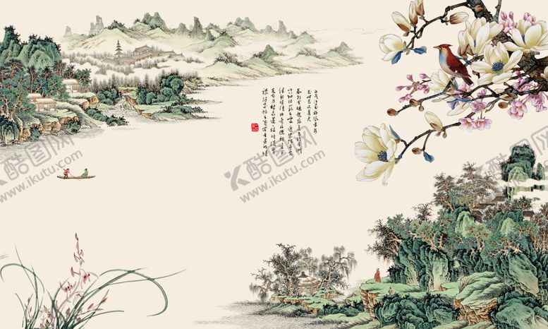 编号：07945109271147507906【酷图网】源文件下载-山水画