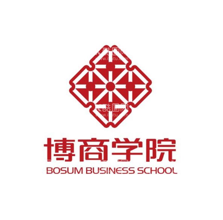 编号：39079112061044184799【酷图网】源文件下载-博商学院标志logo矢量