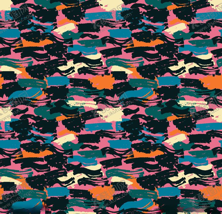 编号：53888010100404347633【酷图网】源文件下载-抽象几何数码印花