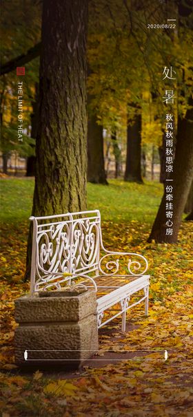 处暑海报二十四节气中国传统节气节气文化节日