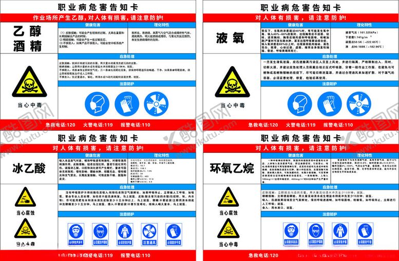 编号：99206104250817379003【酷图网】源文件下载-职业病危害告知卡