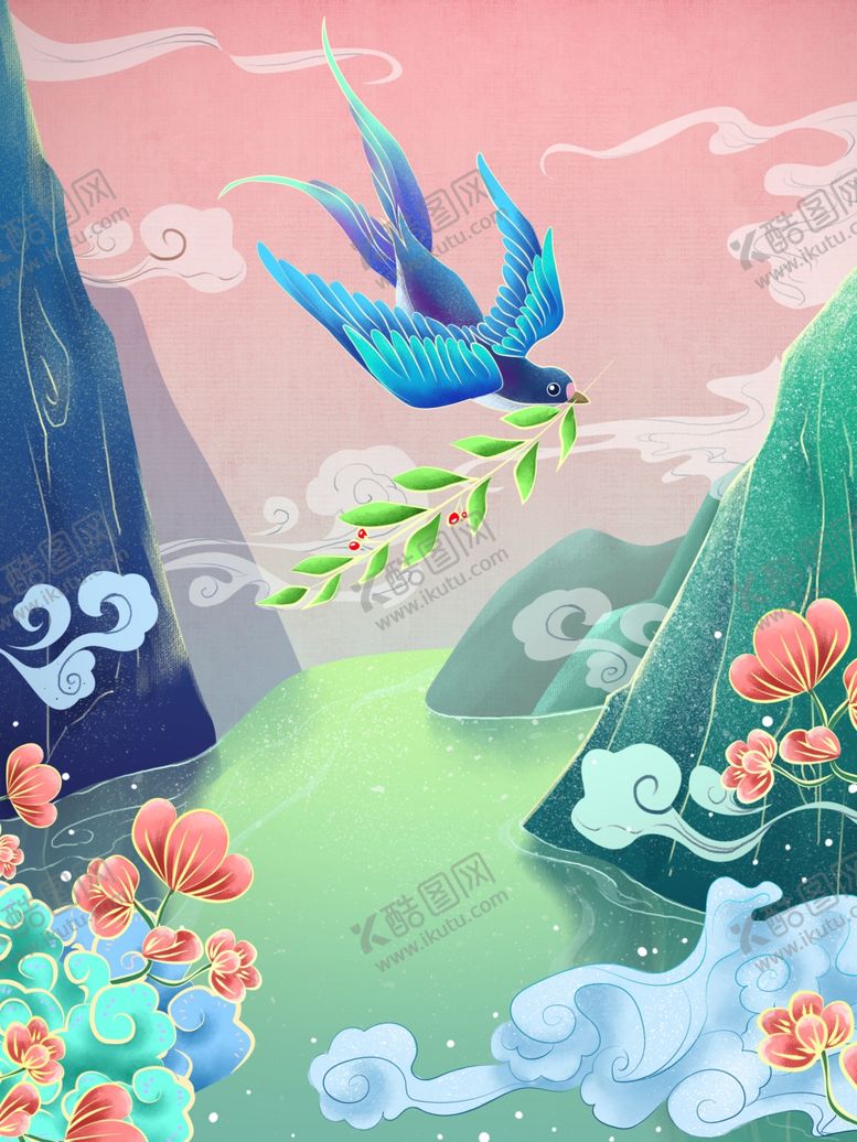 编号：10914105042137413453【酷图网】源文件下载-创意卡通插画图案