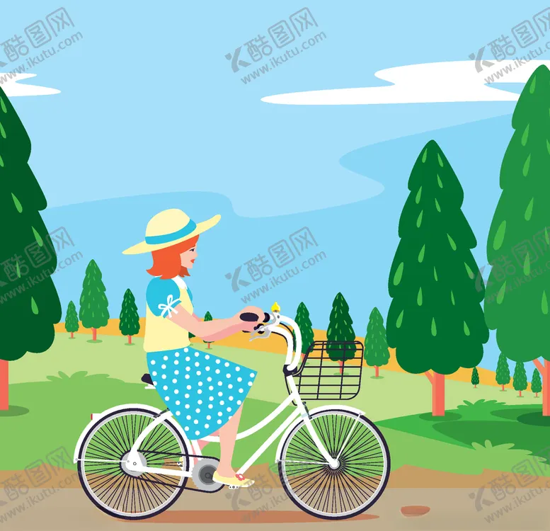 编号：96022906290537211866【酷图网】源文件下载-骑自行车