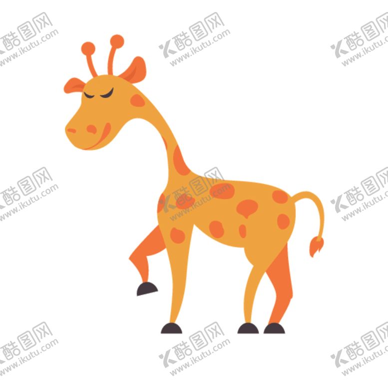 编号：64572507031314428690【酷图网】源文件下载-呆萌可爱小动物插画