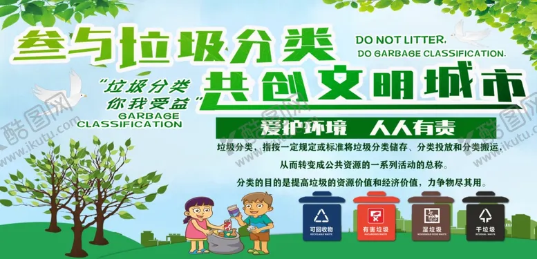 编号：10865306180859245218【酷图网】源文件下载-垃圾分类