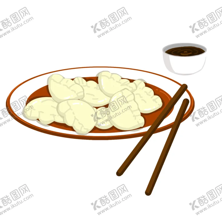 编号：62843803281313216178【酷图网】源文件下载-手绘饺子素材
