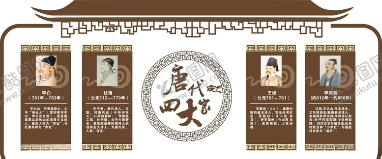 编号：39264606301212035201【酷图网】源文件下载-四大诗人