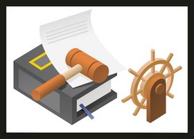 手绘办公用品素材插画卡通