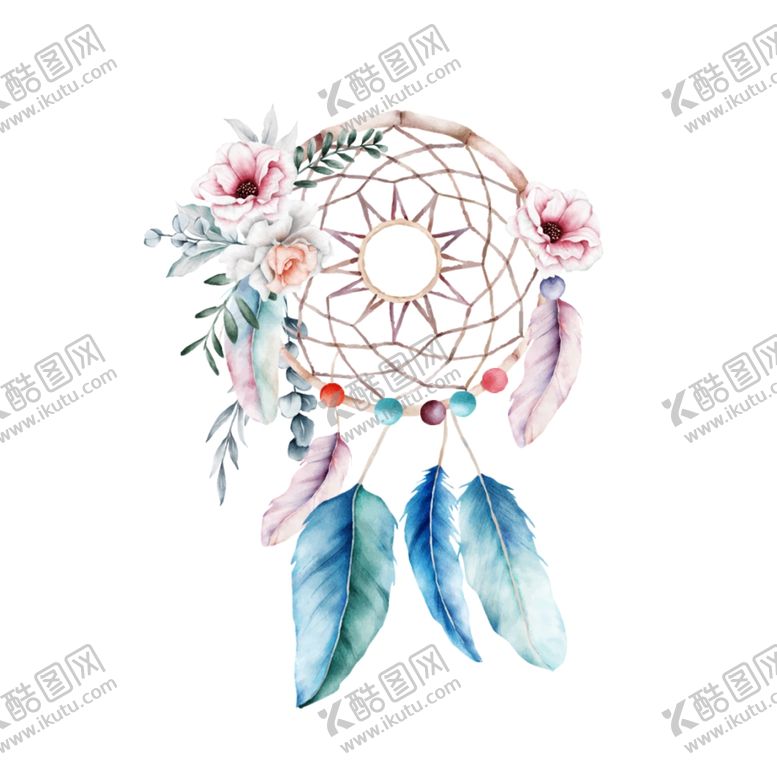 编号：93521302161516252354【酷图网】源文件下载-手绘捕梦网