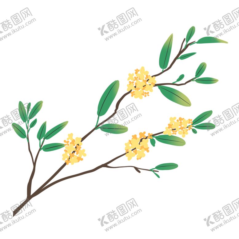 编号：71431206301646344817【酷图网】源文件下载-桂花枝头枝叶八月半海报素材