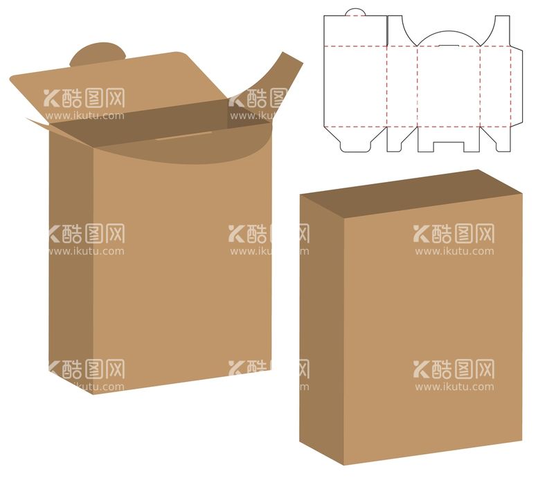 编号：53209709232234153706【酷图网】源文件下载-包装盒刀模