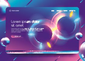 创意抽象背景卡片