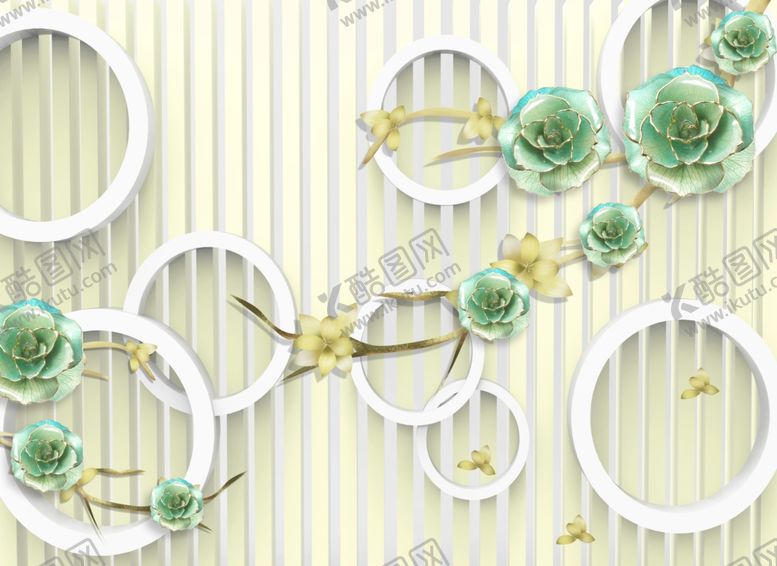 编号：25613710132130235226【酷图网】源文件下载-现代几何背景墙