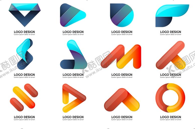 编号：16296104051346051840【酷图网】源文件下载-多彩创意几何图形设计