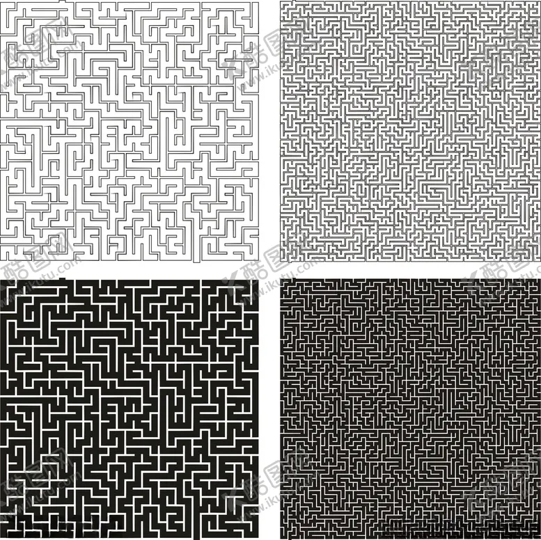编号：65732904180041085447【酷图网】源文件下载-迷宫矢量图