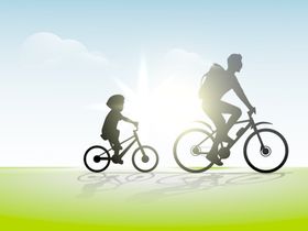 骑车父与子