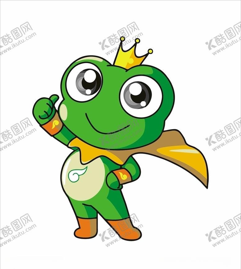 编号：45045910100736063579【酷图网】源文件下载-卡通青蛙王子