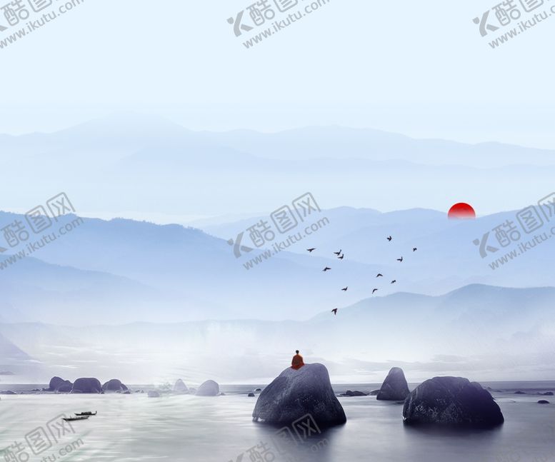 编号：32859007082006335015【酷图网】源文件下载-水墨山水