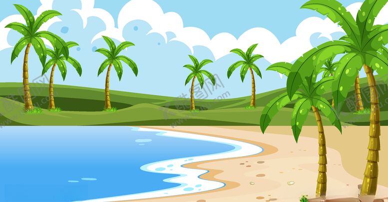 编号：57731009171342599106【酷图网】源文件下载-小岛自然风光