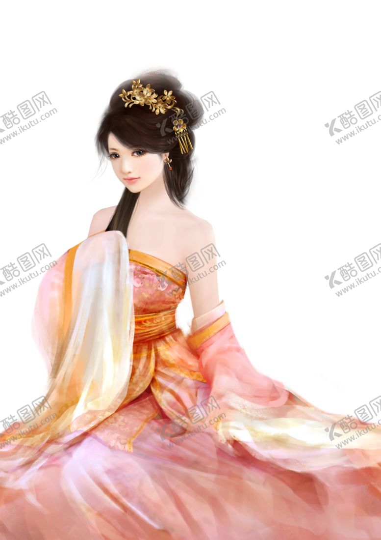 编号：82769203301643563577【酷图网】源文件下载-古典美女