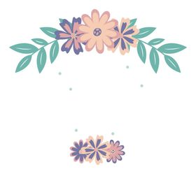 花朵标签免抠图