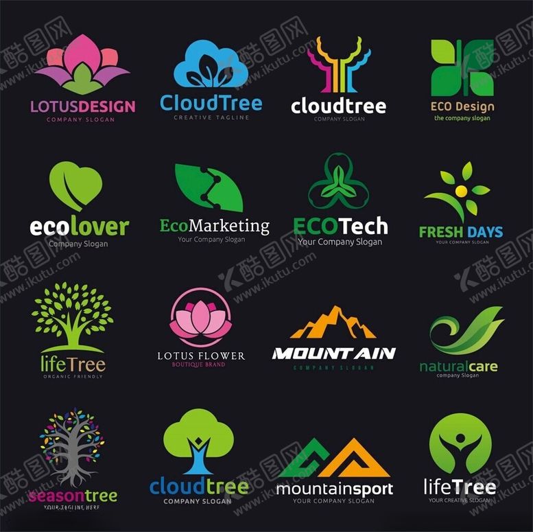 编号：71934909210207103528【酷图网】源文件下载-多样环保科技标志