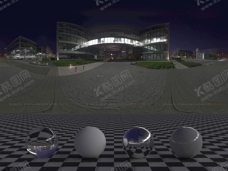 编号：37267202161957322827【酷图网】源文件下载-C4D城市夜景贴图HDR贴图