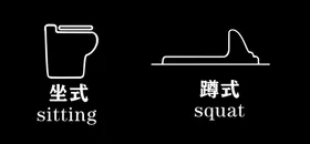 坐便器蹲便器