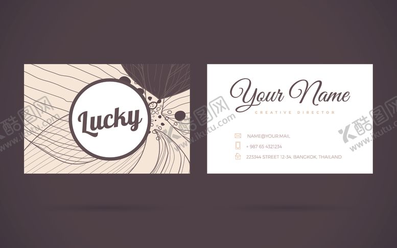 编号：20296309240610005384【酷图网】源文件下载-名片设计