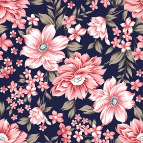 无缝花朵花纹