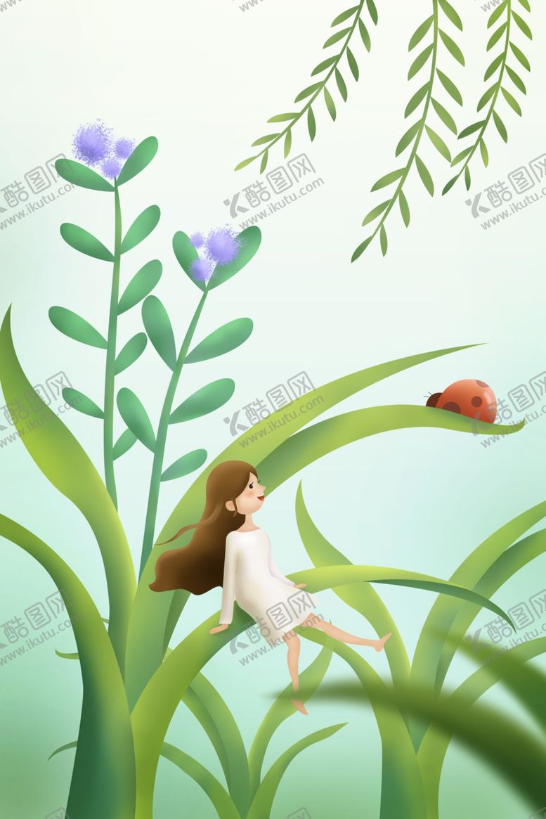 编号：98697811252301416730【酷图网】源文件下载-惊蛰插画