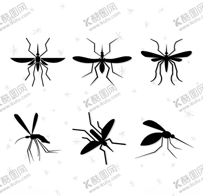 编号：26007510030759114896【酷图网】源文件下载-蚊子剪影