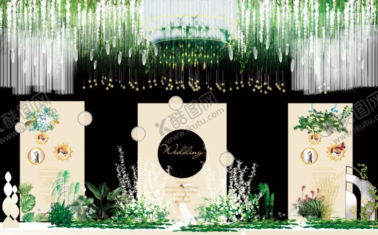 编号：79049410210736229204【酷图网】源文件下载-香槟色婚礼