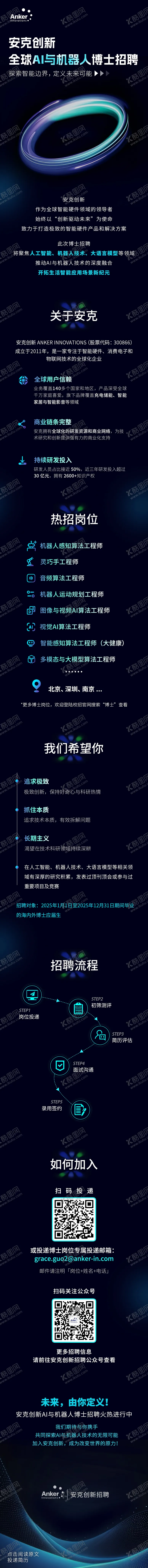编号：12667008011136192959【酷图网】源文件下载-科技公司春季招聘长图