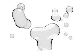 水滴水珠泡泡透明肥皂泡泡