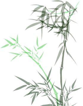 水墨竹子