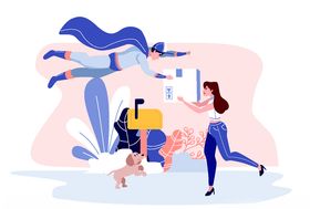 时尚手绘插画