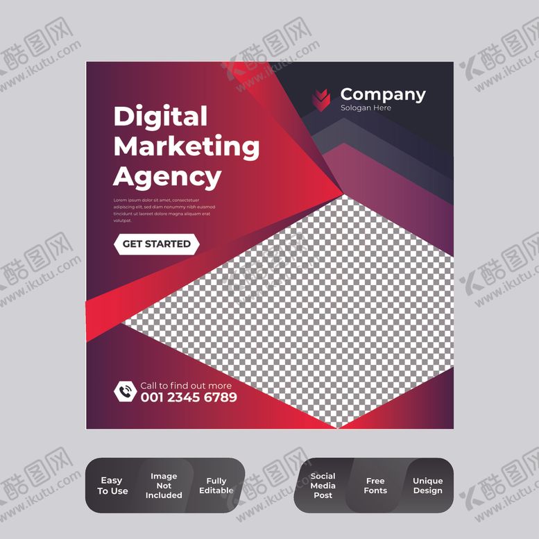 编号：25218609300043012203【酷图网】源文件下载-时尚DM宣传单