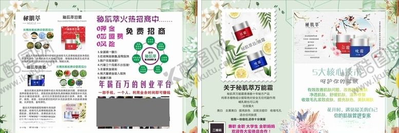编号：99263110060100204886【酷图网】源文件下载-秘肌萃宣传单