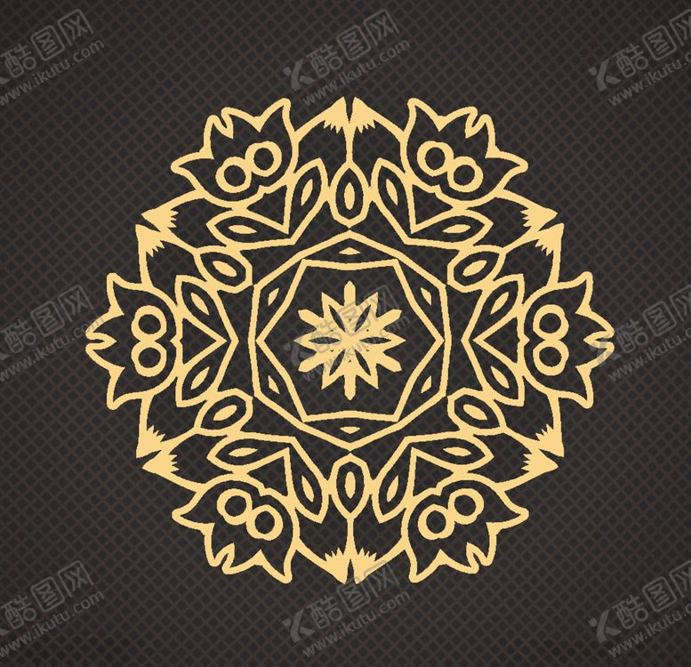 编号：48163309140509191081【酷图网】源文件下载-黑金花纹
