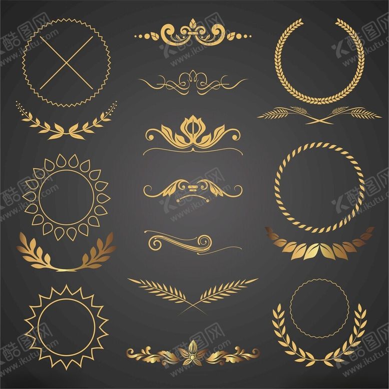 编号：59336804250337309927【酷图网】源文件下载-矢量花纹