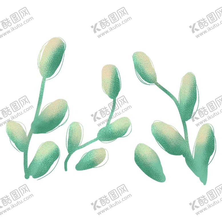 编号：91429302070755378265【酷图网】源文件下载-惊蛰春天植被
