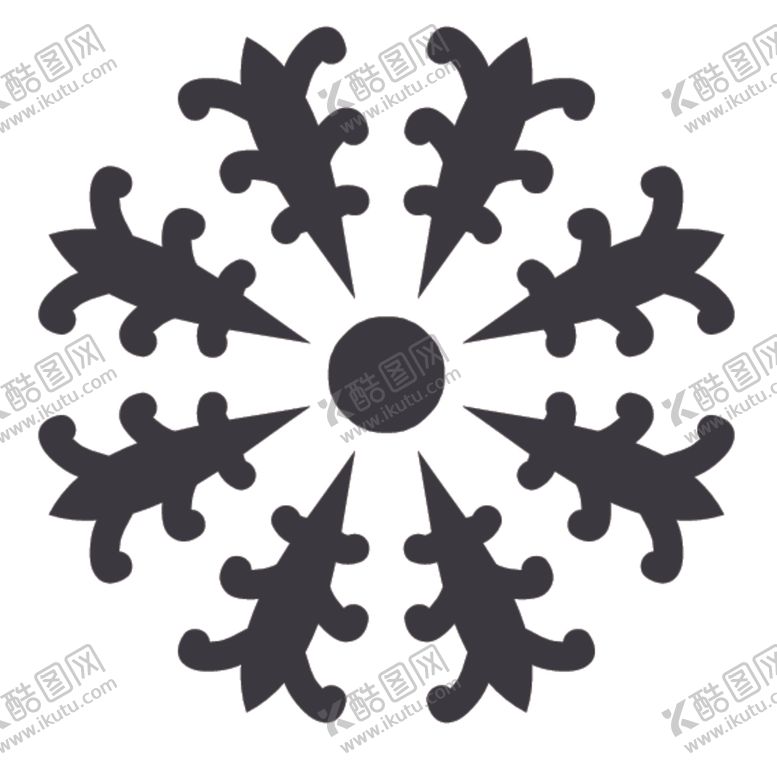 编号：35545210050156319553【酷图网】源文件下载-黑白简约花纹图案设计