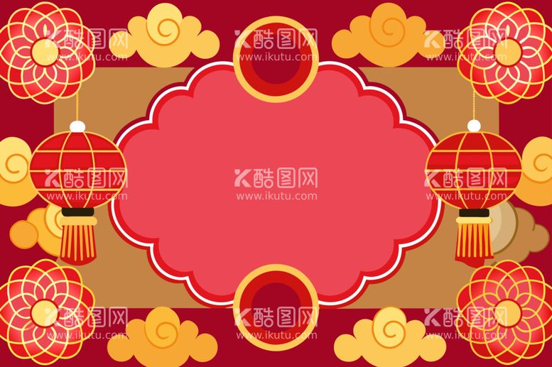 编号：10161712161404351049【酷图网】源文件下载-新年喜庆背景