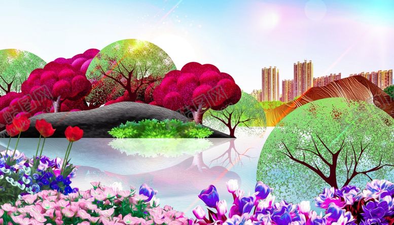 编号：38226702122251002001【酷图网】源文件下载-中国风景插画