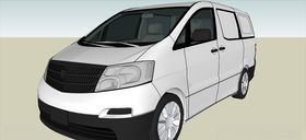 C4D模型面包车