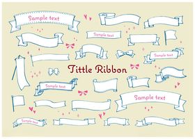 复古手绘风格装饰性横幅