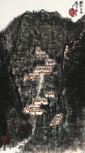 李可染国画作品