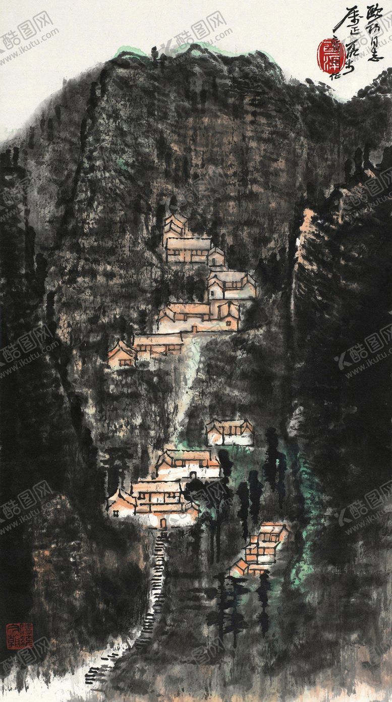 编号：28219809142359217142【酷图网】源文件下载-李可染国画作品